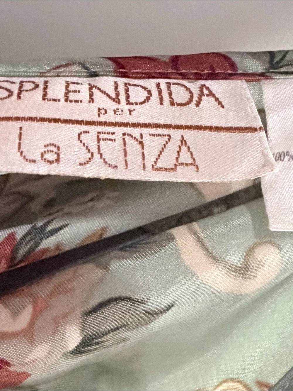 Vintage LA SENZA Floral Slip Dress - Picture 5 of 6